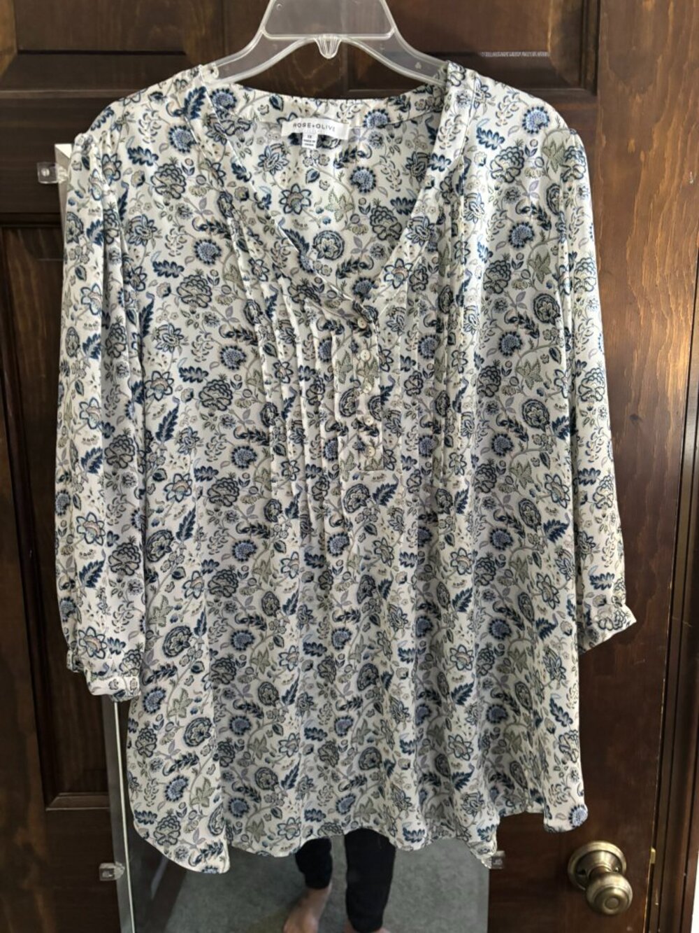 ROSE & OLIVE BLOUSE 1X